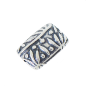 Sterling Silver Rectangle Batik Bead - BB2508